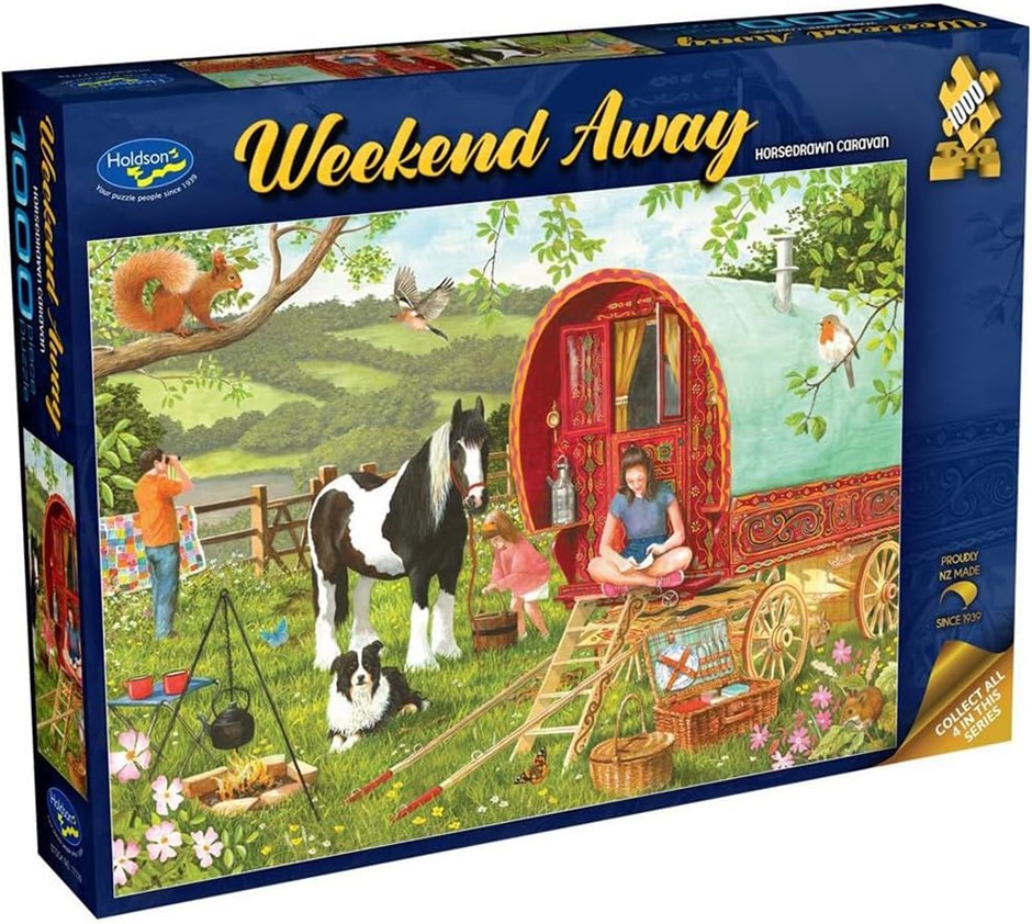 BUNDLE OF 2 X PUZZLES; 1 x WEEKEND AWAY HOLDSON 1000 PC PUZZLE, 1 x CHARLE