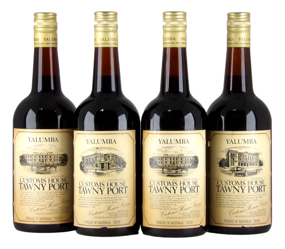 Yalumba Customs House Series Port - Tawny NV (4x 750mL), SA.