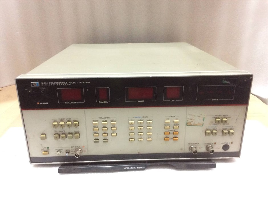 HP 8160A Programmable Pulse Generator