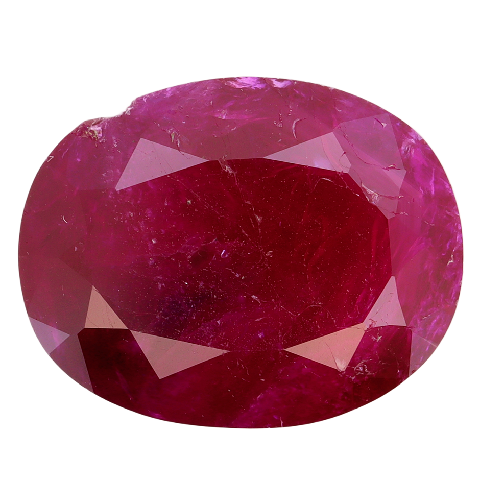 7.46 Carats Red Ruby