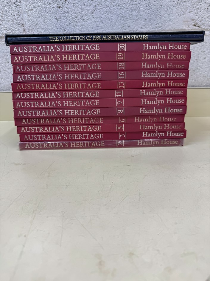 12 x Volumes of Australia's Heritage by Hamly Books