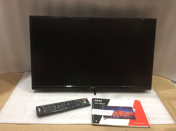 AKAI AK2421S5D 24" FULL HD TV WITH BUILT-IN DVD PLAYER