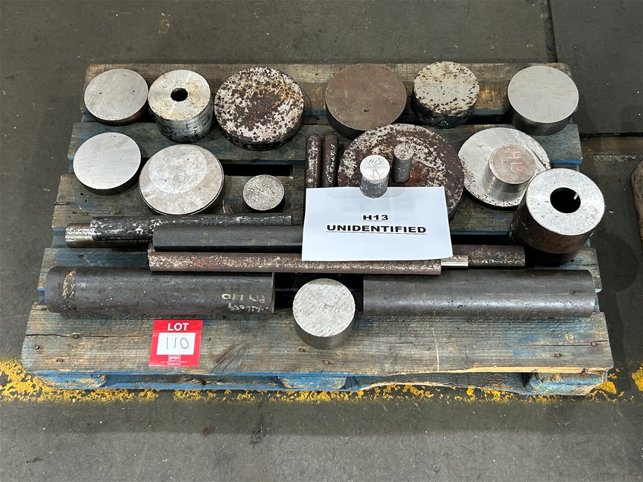 Pallet of H13 Unidentified Steel
