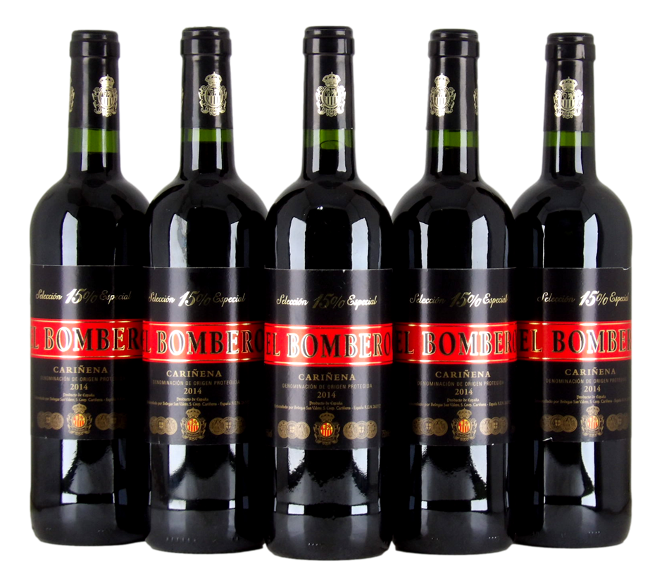 El Bombero Carinena Grenache Blend 2014 (5x 750mL) Spain