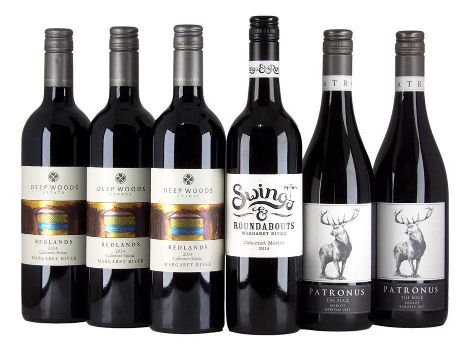 Mixed Red Wine Pack (6x 750mL) 