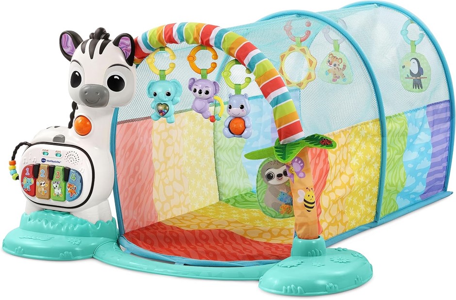 VTECH 6-in-1 Playtime Baby Tunnel, 562703 - Multicolour. NB: Minor Use & No