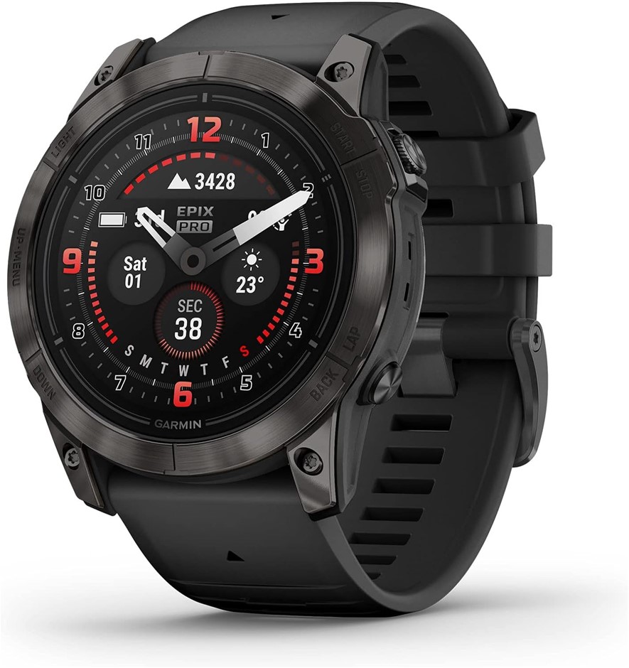 GARMIN Epix Pro (Gen 2) Sapphire Edition 51mm - Carbon Gray DLC Titanium wi