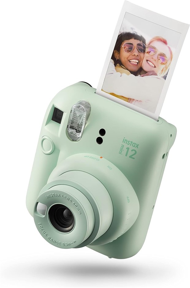 INSTAX Fujifilm Mini12 Instant Camera Mint Green. NB: Used.
