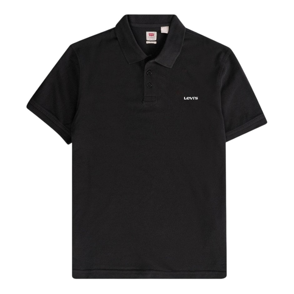 LEVI'S Men's Polo, Size S, 100% Cotton, Black/White (0002), 005RV. NB: pink
