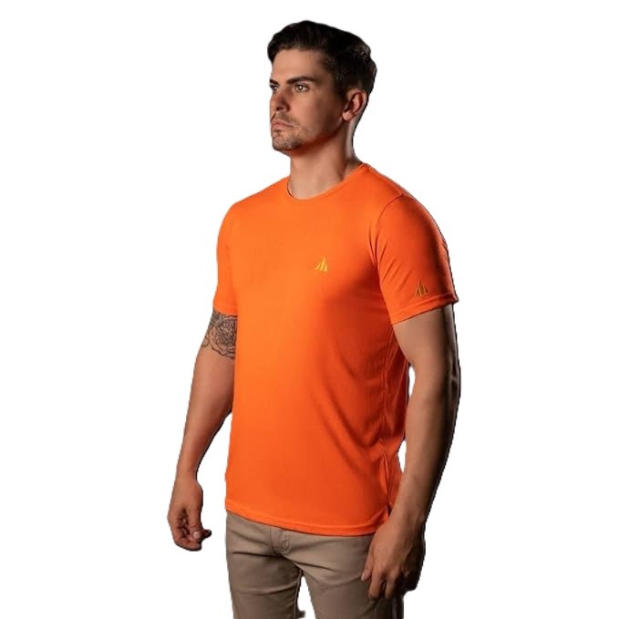 BAD WORKWEAR Men's Pinnacle Short Sleeve T-Shirt, Size 2XL, Orange, TM17.