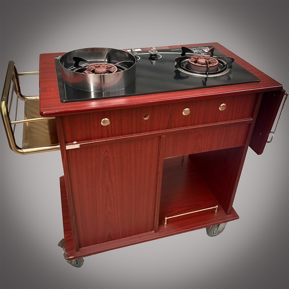Gueridon Trolley Mobile Serving Trolley