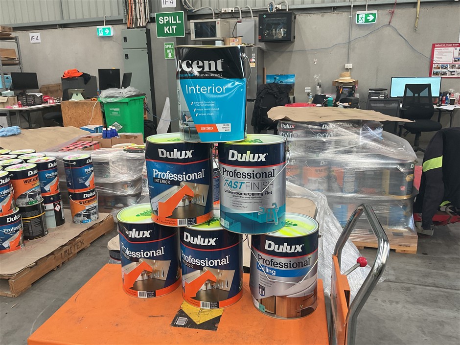 6 x Assorted 10Lt Tins of Paint