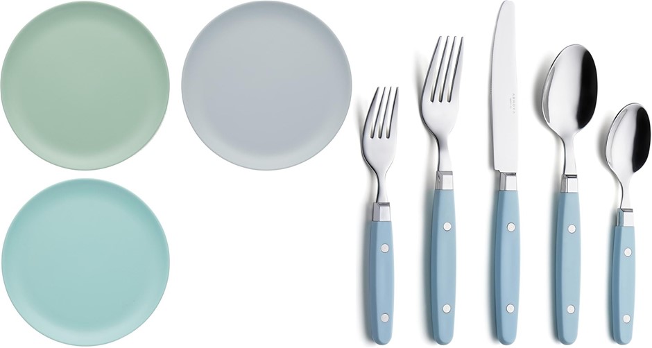 ANNOVA Silverware/Cutlery Set 20 Pieces Stainless Steel + KITCHENCRAFT Mela