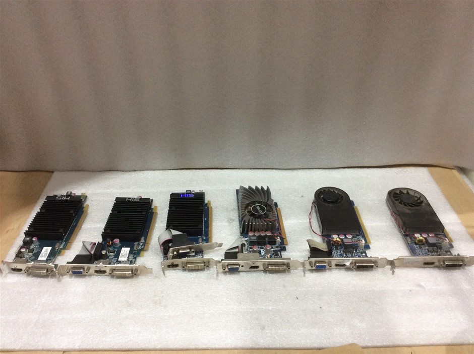 HIS / Asus Mix Model Graphics Cards (Lot of 6)