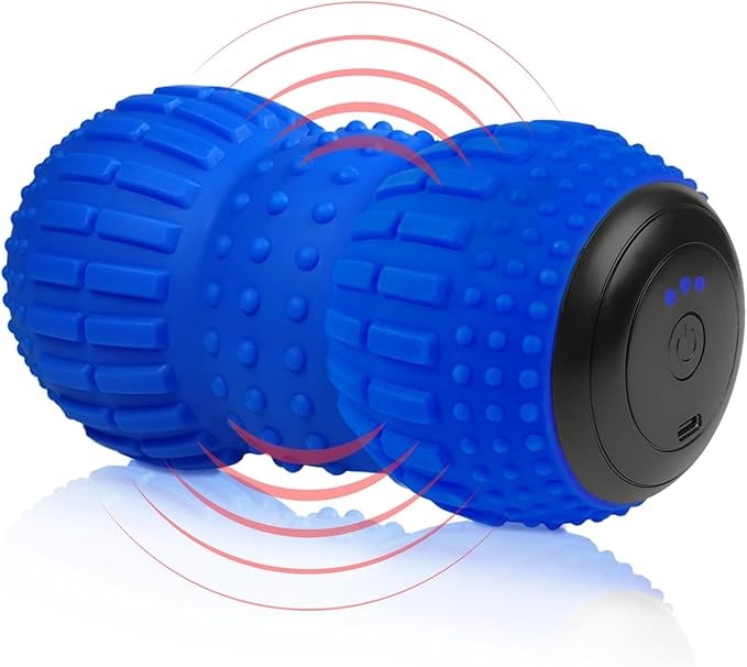ZEENKIND Textured Vibrating Peanut Massage Ball for Better Deep Tissue Trig