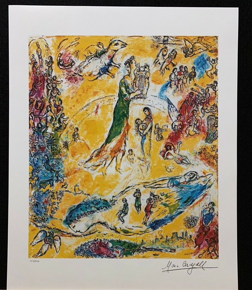 MARC CHAGALL (1887-1985) - Sorcerer of Music
