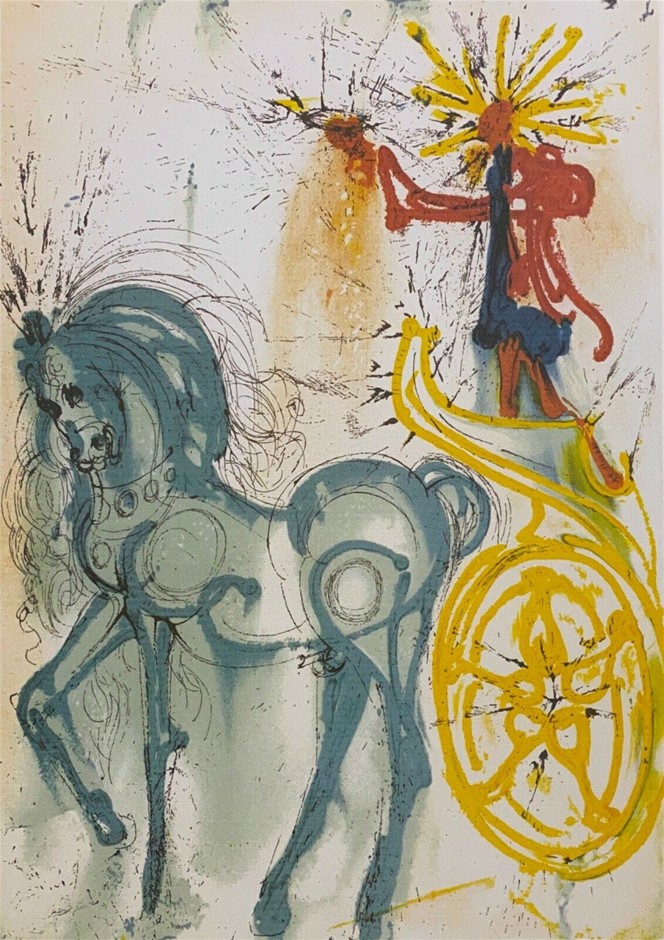 SALVADOR DALI (1904 - 1989) - Le Cheval De Triomphe