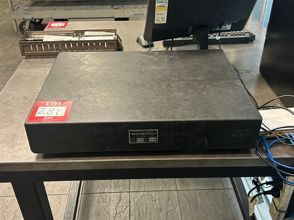 1966 Wing Industries Granite Surface Plate