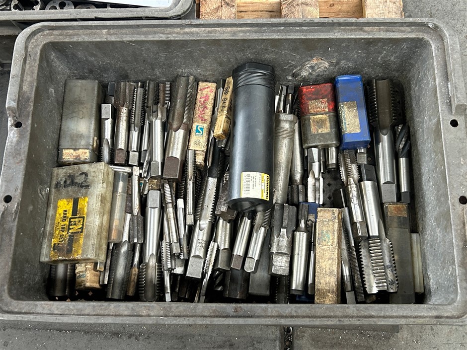 Crate of Assorted Taps