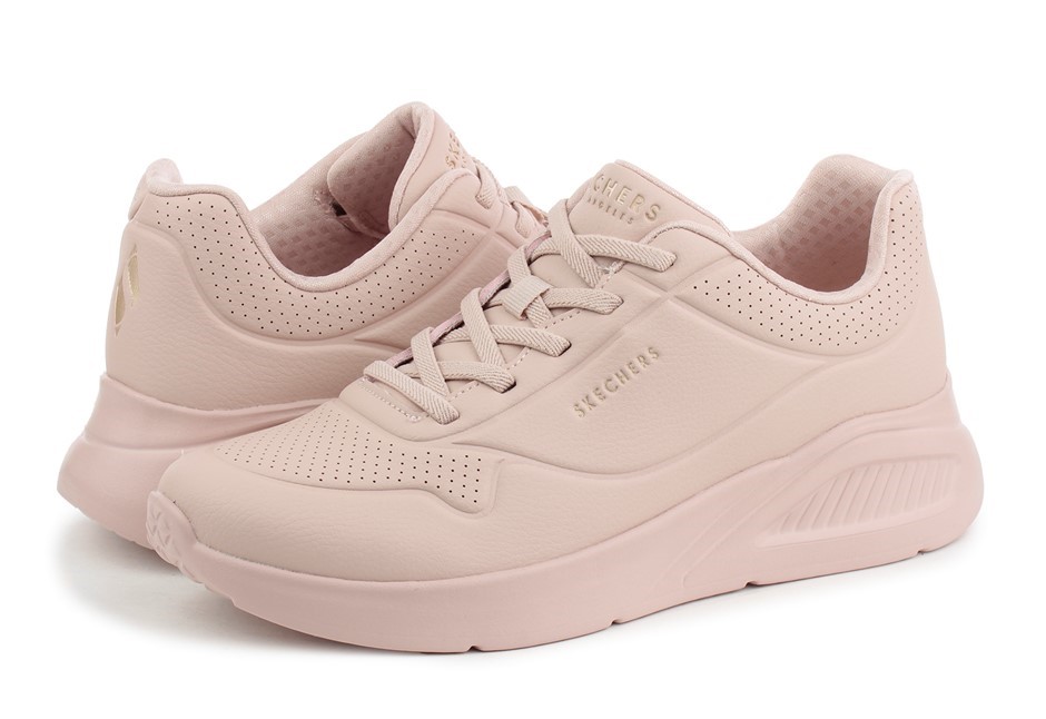 SKECHERS Women's Uno Lite Shoes, Size US7, Blush/Mauve Pink (BLSH), 177289.