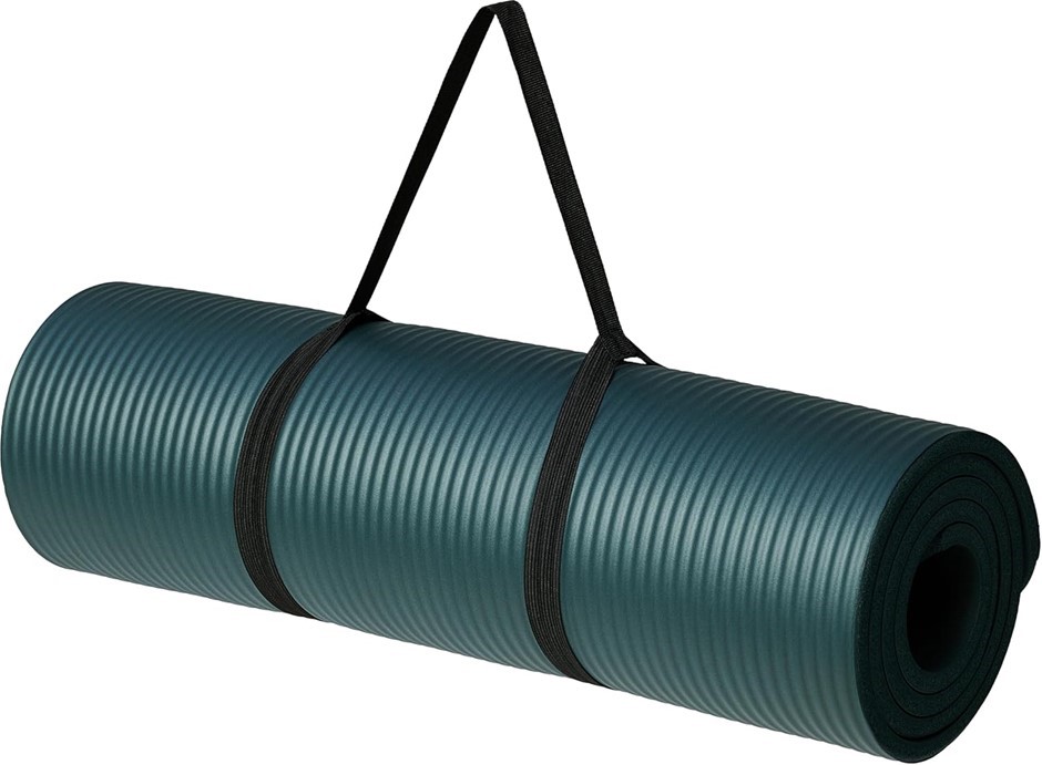 0094-3140657 · AMAZON BASICS Extra Thick Exercise Yoga Gym Floor Mat with Carrying Strap,