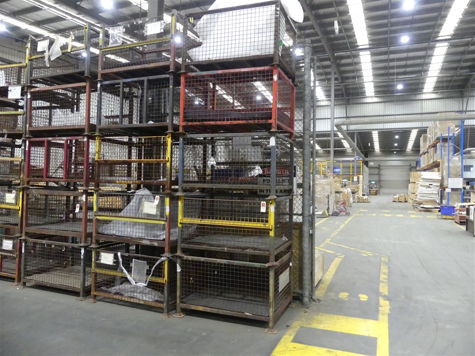 Stackable Steel Stillages (Qty 5)