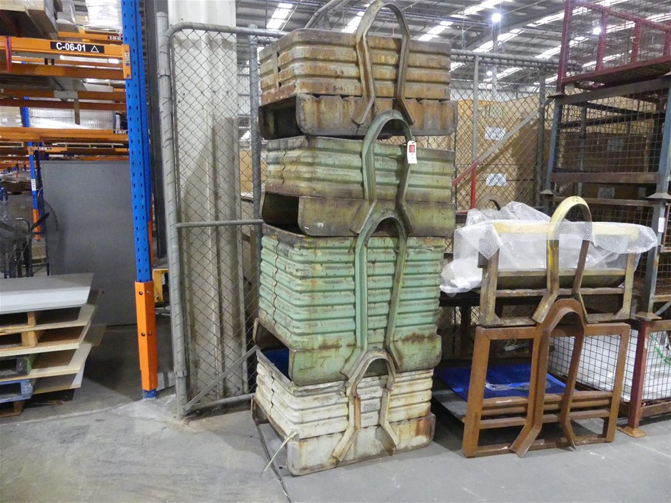 Stackable Steel Tote Stillages (Qty 4)