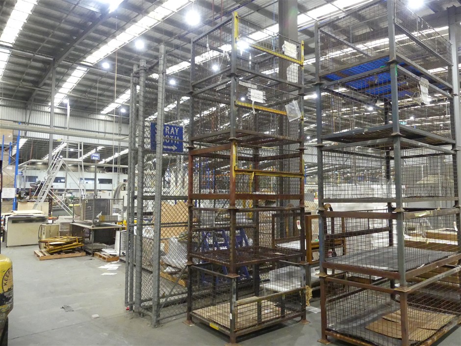 Stackable Steel Stillages (Qty 5)