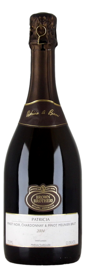 Brown Brothers Patricia Pinot Noir Chard,Pinot Meunier Brut 2004 (1x 750mL)