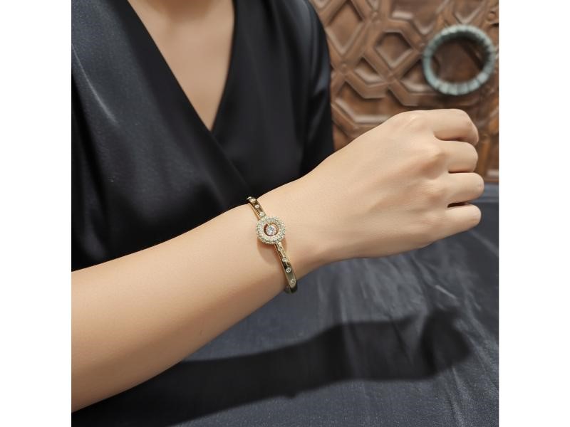 18K/Italy Gold Filled Bangle -(stamped 18K/Italy)-Warranty Quality