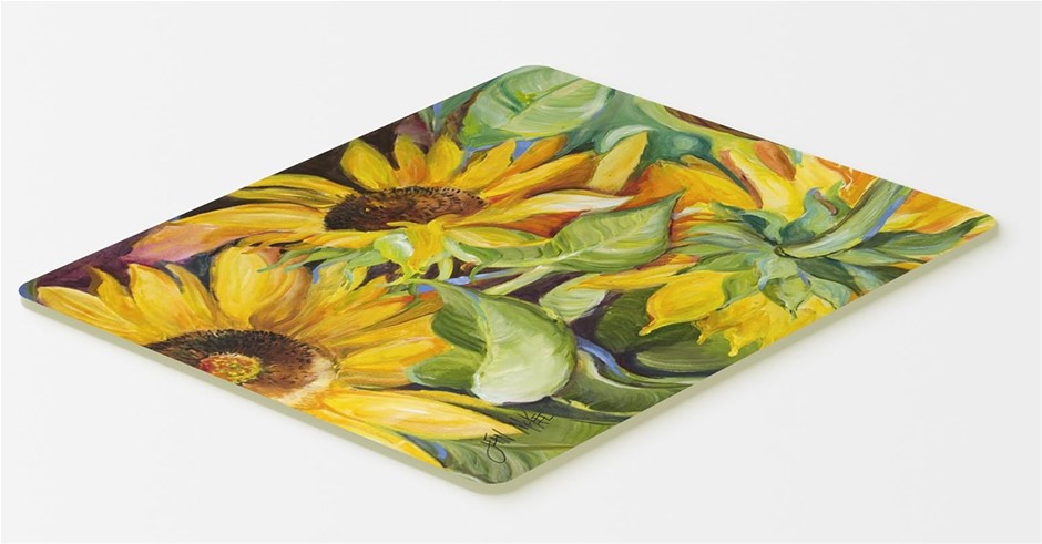 2 X CAROLINE'S TREASURES Sunflowers Kitchen or Bath Mat, 20" by 30", Multic