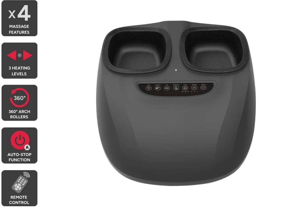 KOGAN Heated Shiatsu Foot Massager, KASHIHEAFMB.