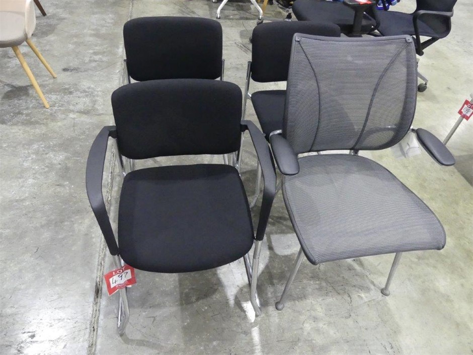 Meeting Room Chairs Unused (Qty 4 x Assorted)