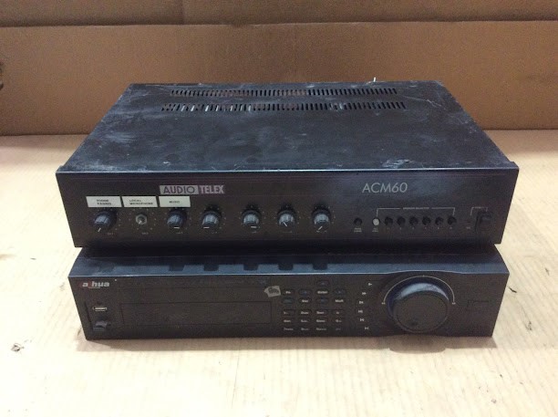 Audio Telex ACM60 Mixer Amplifier&Dahua Digital Video Recorder (Lot of 2)