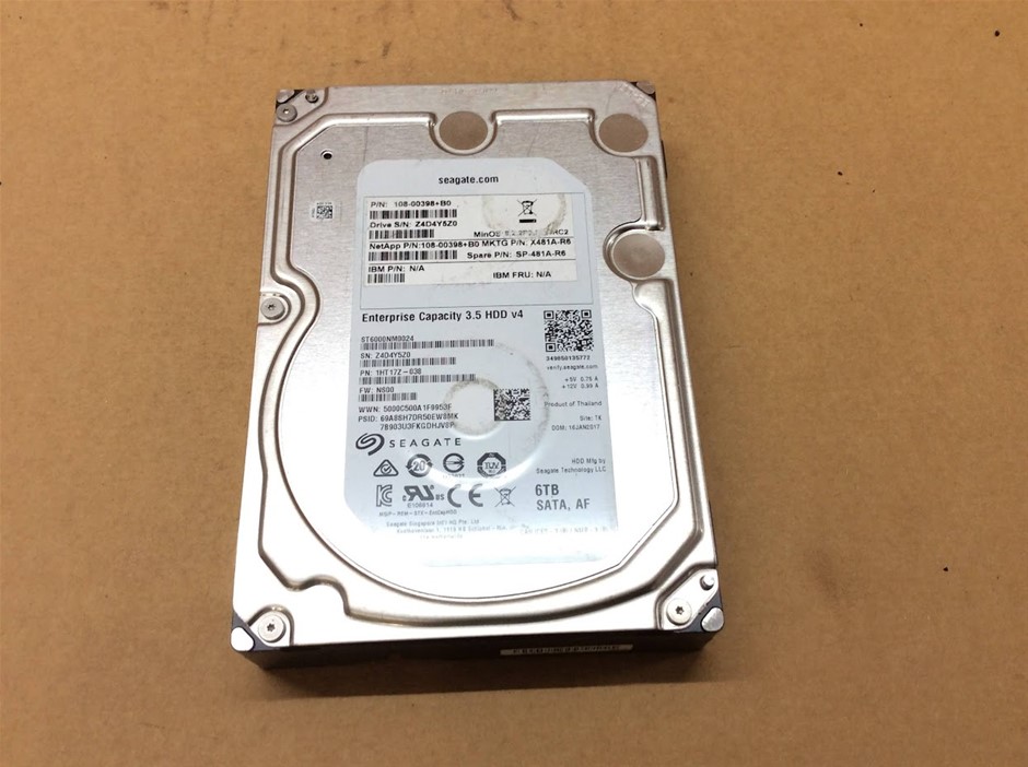 Seagate Enterprise Capacity 3.5 HDD v4 6TB SATA Hard Drive (ST6000NM0024)