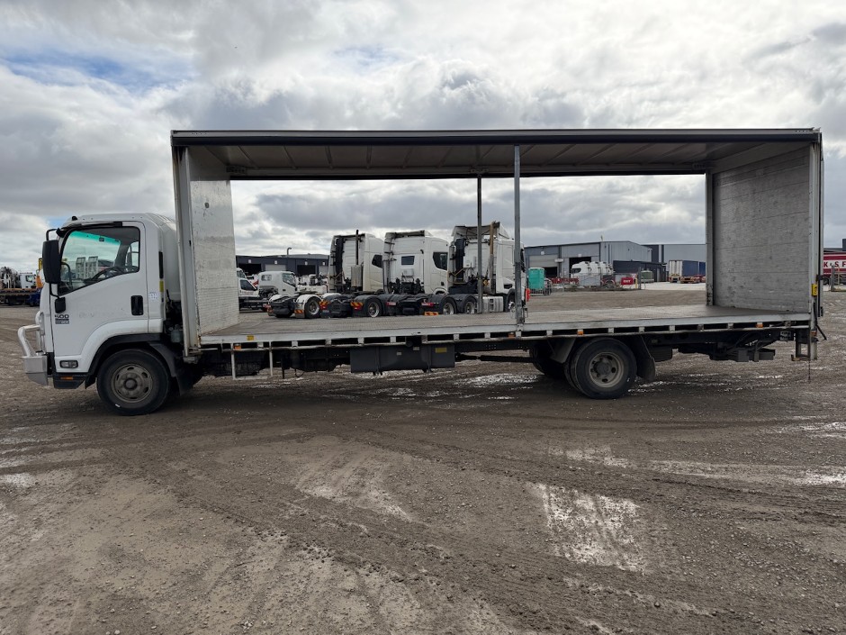 2014 Isuzu FRR 500 X-Long 4x2 Curtainsider & 2016 Isuzu NNR 45 150 Pantech- VIC