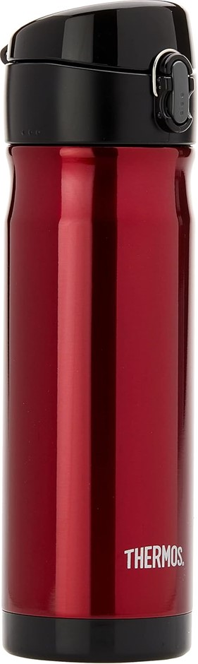 Thermos Stainless Steel Vacuum Insulated Commuter Bottle, 470ml, Red, JMW50