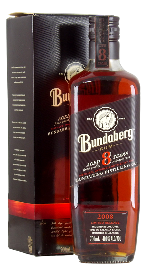 Bundaberg Limited Release 8 Year Old 2008 Rum (1x 700mL) Qld