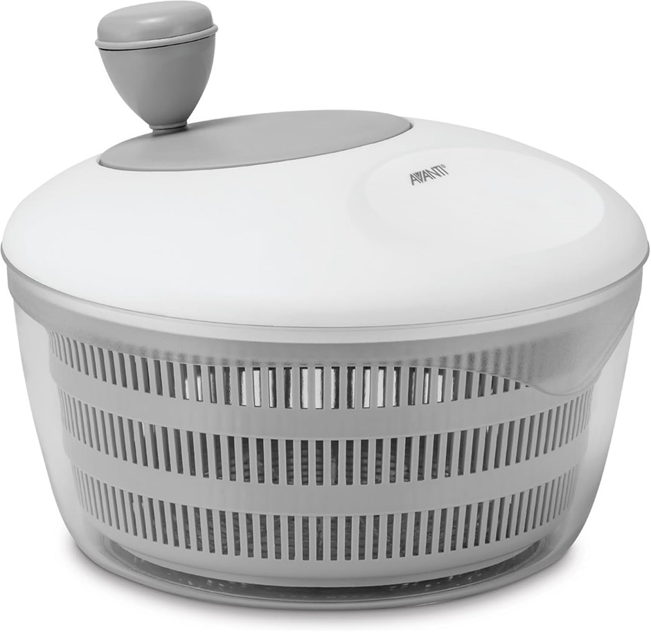 AVANTI Salad Spinner, White 14.1 cmx25 cmx24.8 cm.