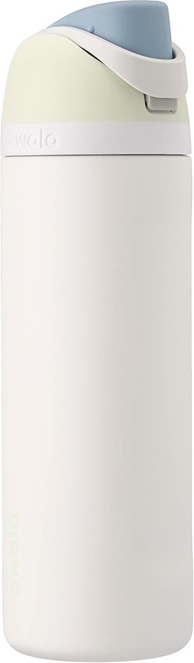 OWALA FreeSip Insulated Stainless Steel Water Bottle with Straw for Sports