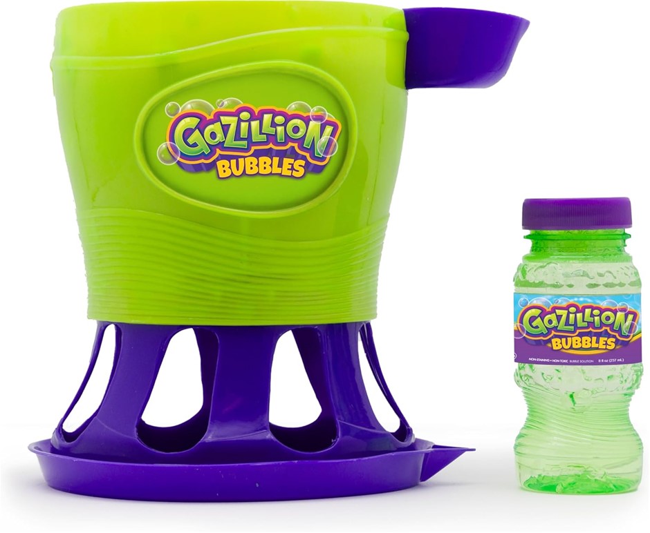 GAZILLION Bubbles, Tornado Bubble Machine, Includes 4oz Bubble Solution, Se