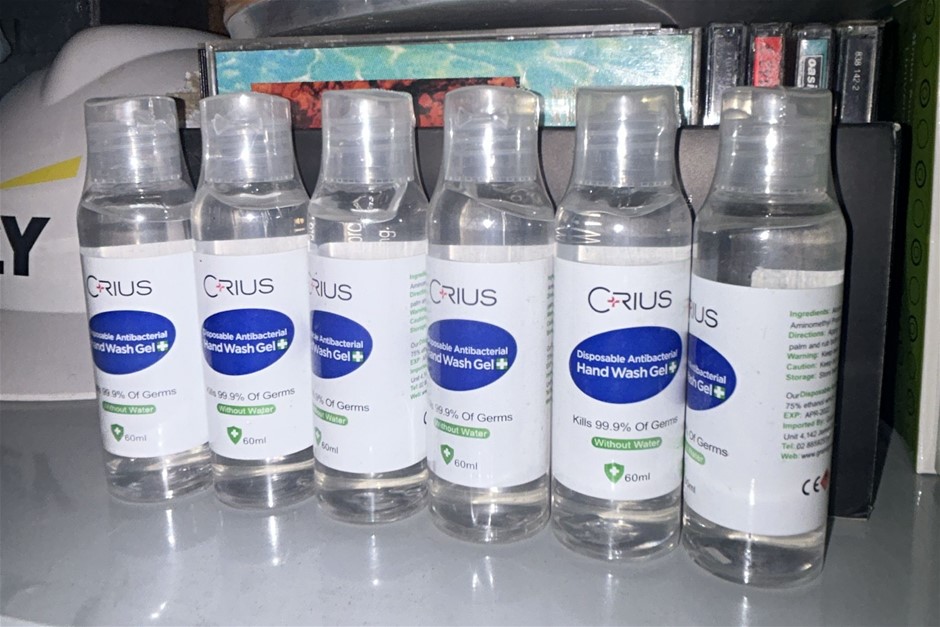20x Crius Handwash Gel 60mL