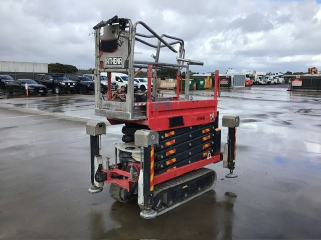 <p>2018 Almac Athena 850HE Tracked  Scissor Lift</p>
