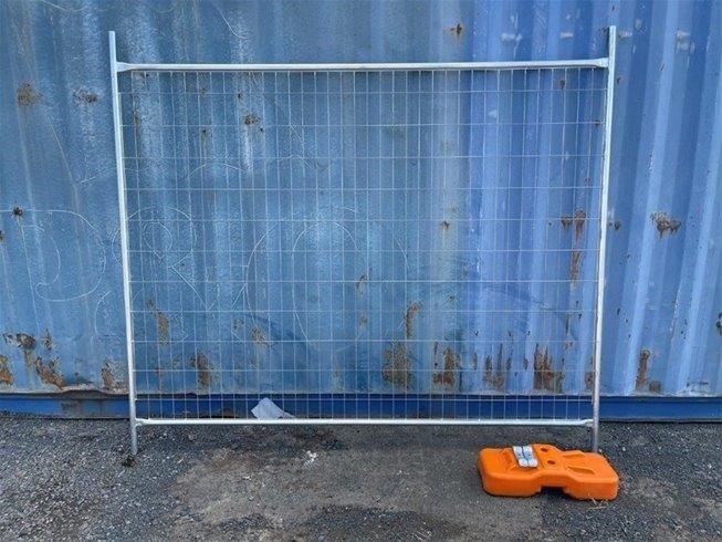 Quantity of 50 Galvanised Temporary Fence Panels(Unused)