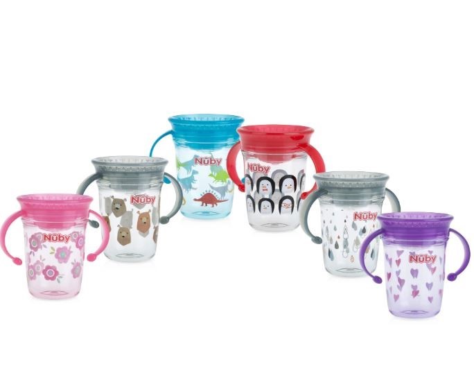 48 x Nuby Tritan Twin 360 Wonder Cup 240ml. RRP: $620 Buyers Note - Discou