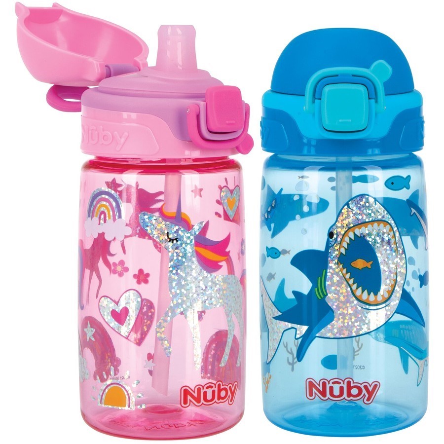 24 x Nuby Flip-It Bolt Cup 540ml. RRP: $288. Buyers Note - Discount Freigh