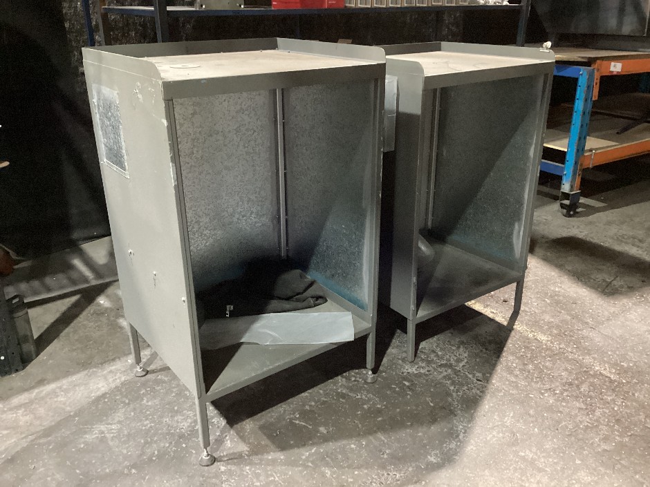 <p>2 x Steel Cabinets</p>