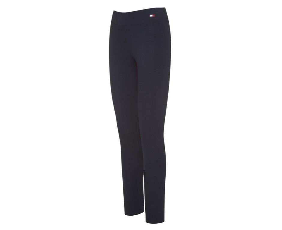 TOMMY HILFIGER Women's Simona Legging, Size XS, 56% Cotton, Masters Navy (D