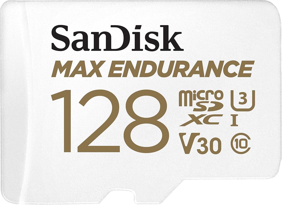 Sandisk 128GB Max Endurance microSDHC Memory Card. NB: Minor Use.