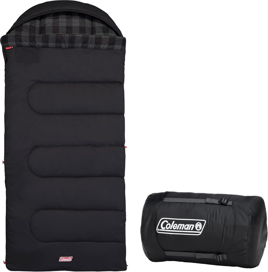 COLEMAN -7 Degrees Celsius Pilbara Hooded Sleeping Bag, Includes Removable